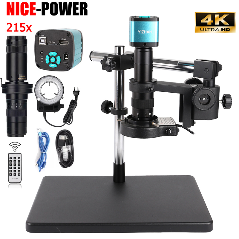 4K Microscope Camera Sony Sensor - Microscópio eletrónico profissional 4K, câmara de