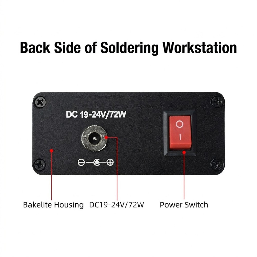 T12 Soldering Station Oled - Estação de solda T12, AC100‑240V, com
